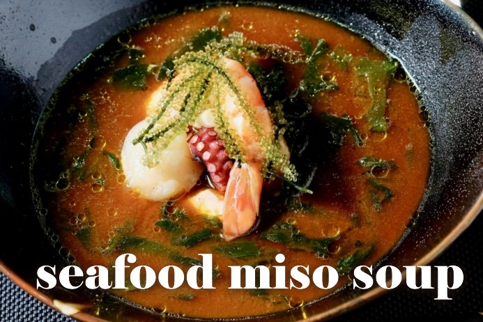 seafood miso soup, hearty soups, miso soups